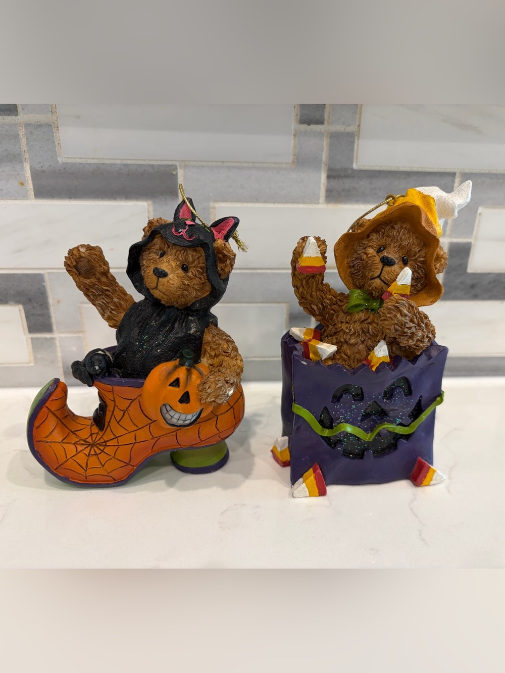 Dan Dee Vintage Halloween Bear Pair